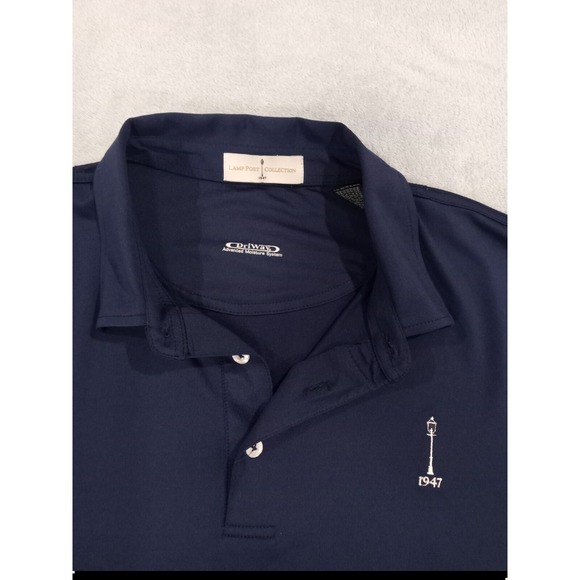 Lamp Post Other - Mens Lamp Post Collection Golf Polo Carmel Country Club Navy Blue XL